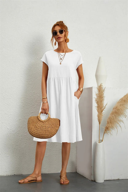 Robe Femme Chic Longue - Modèle Éternel avec Taille Avantageuse & Détails Raffinés