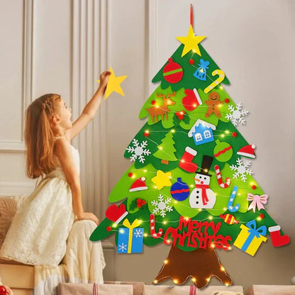 Arbre de Noël en Felt Éducatif