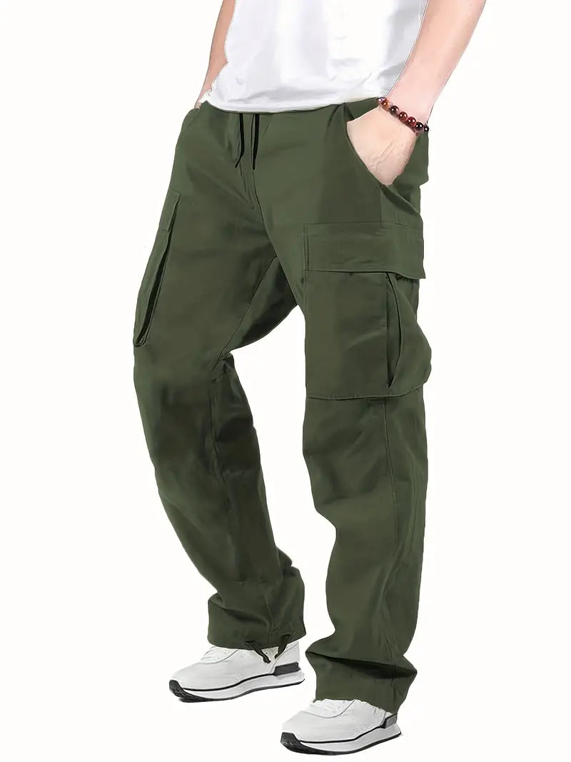 Pantalon Outdoor Relax pour Homme - Couleur Unie et Confortable
