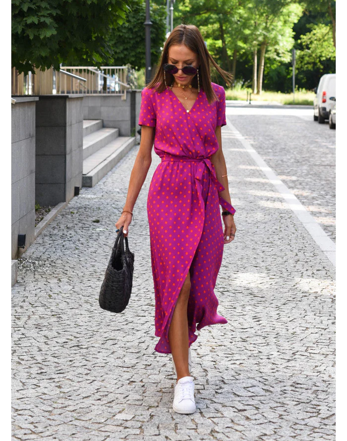 Louise™ – Robe Longue Femme Élégante en Tissu Respirant Confortable