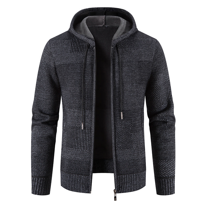 Veste à capuche homme patchwork tendance