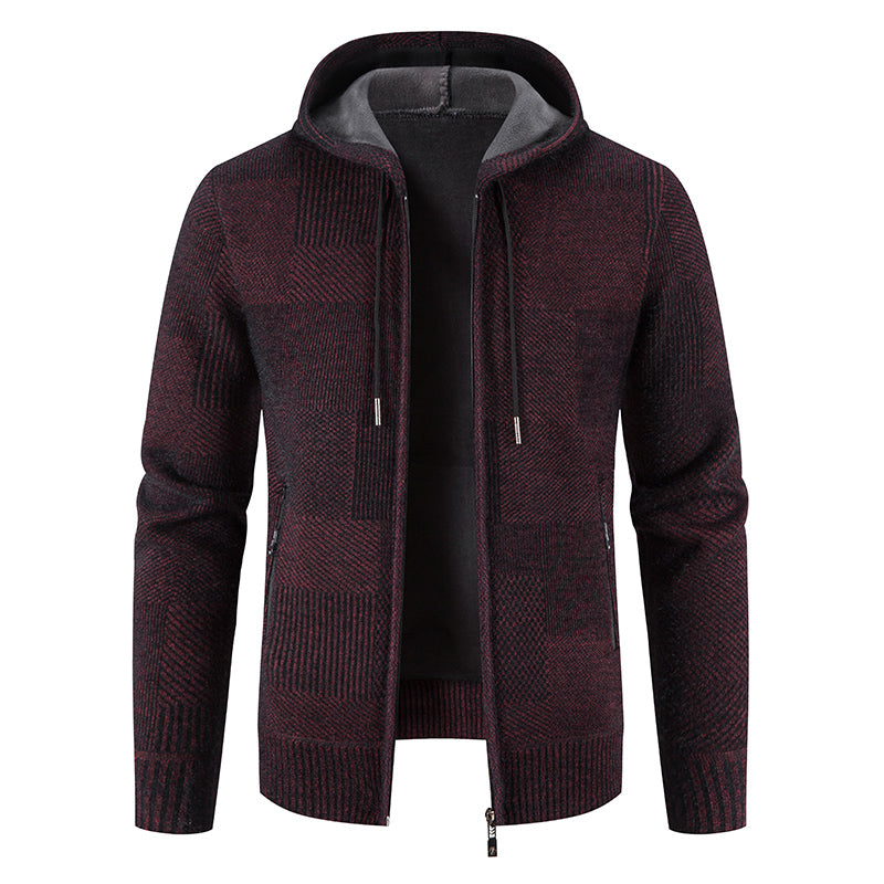 Veste à capuche homme patchwork tendance