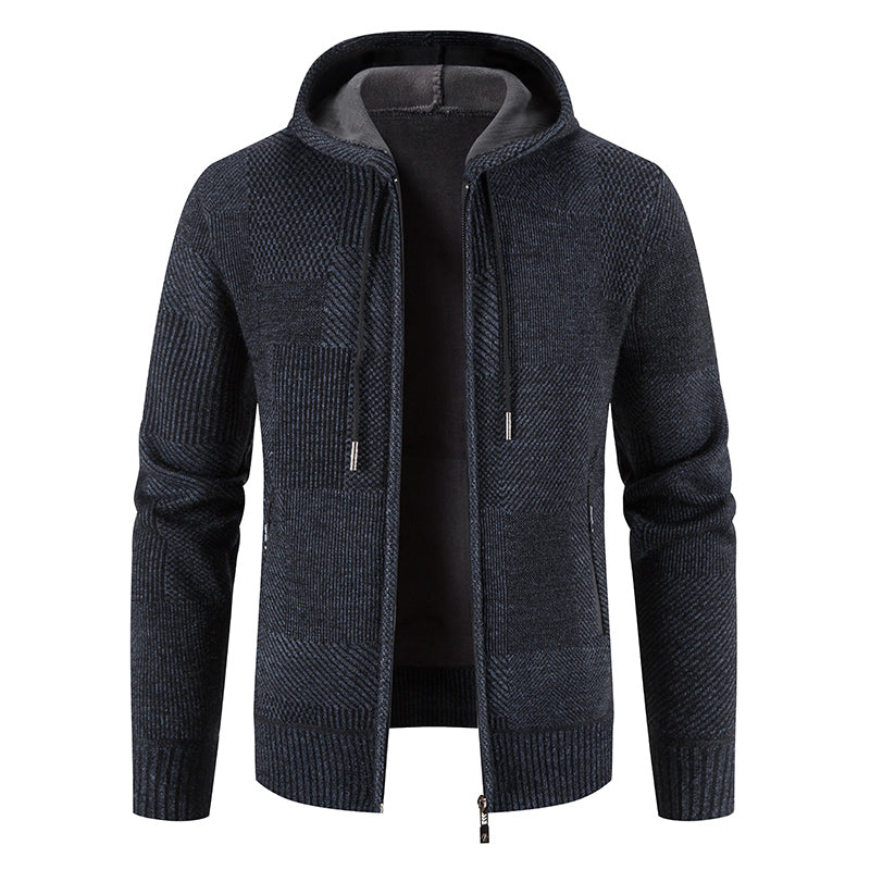 Veste à capuche homme patchwork tendance