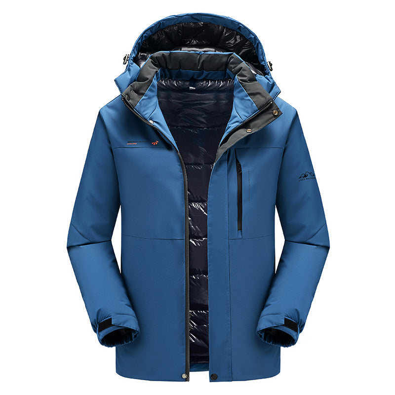 Veste Hivernale Homme avec Capuche Réglable - LuxeStyle