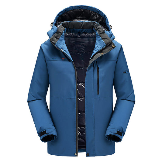 Veste Hivernale Homme avec Capuche Réglable - LuxeStyle
