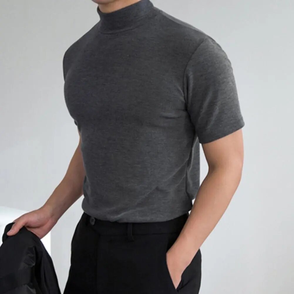T-shirt Slim Fit pour Homme | Col Montant
