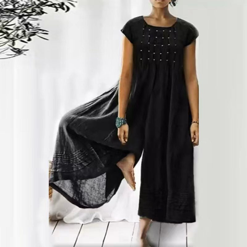 Zélie™ – Combinaison Femme Chic À Jambes Larges Élégante Et Confortable