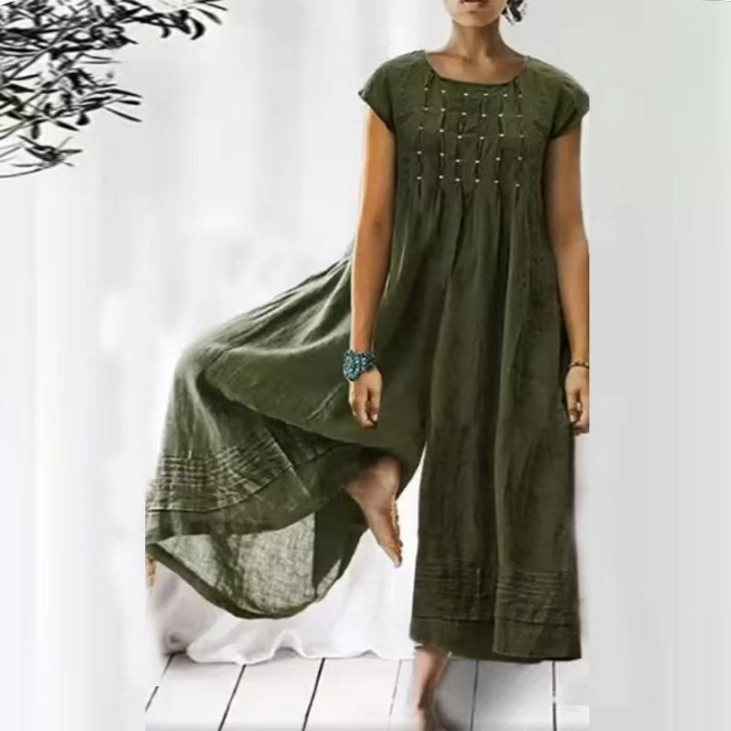 Zélie™ – Combinaison Femme Chic À Jambes Larges Élégante Et Confortable