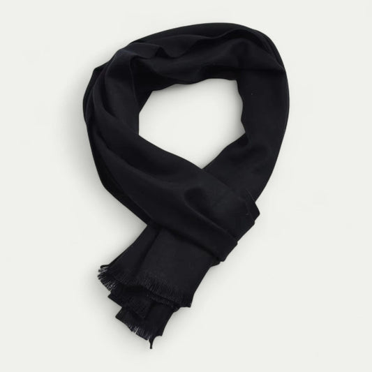 Écharpe Homme Hivernale À Franges Chic - LuxeStyle