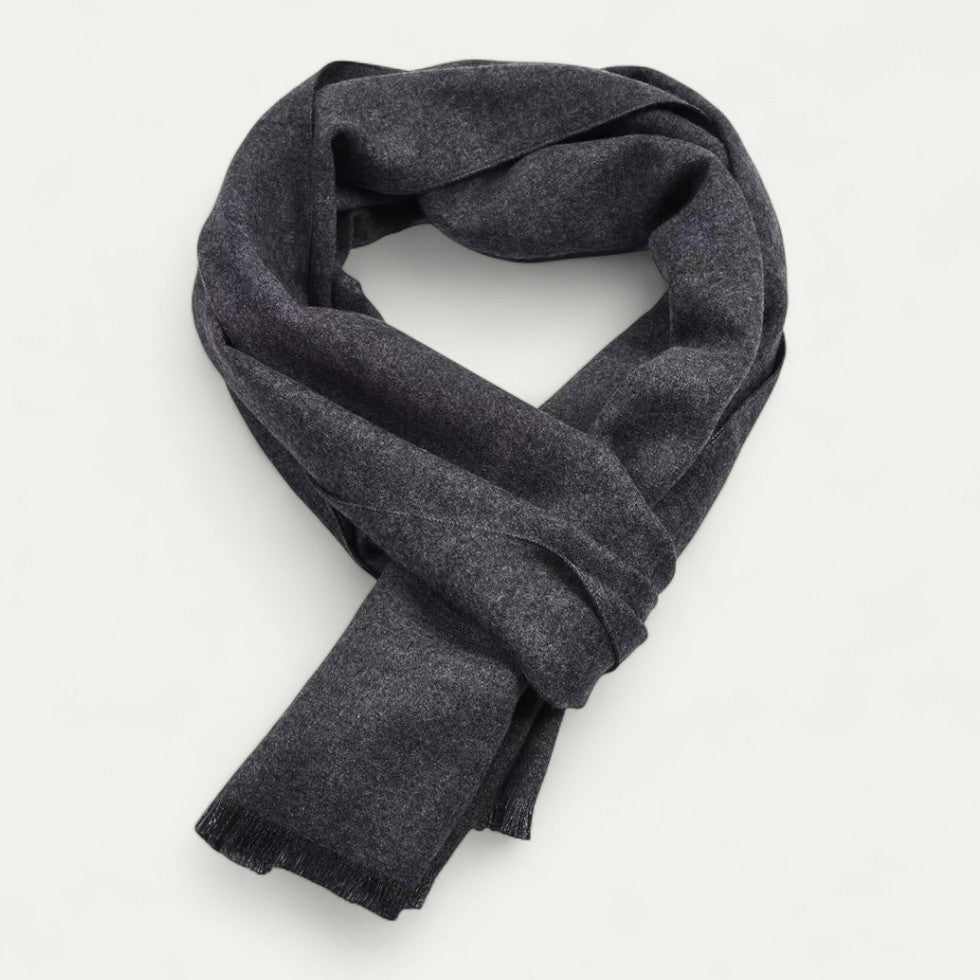 Écharpe Homme Hivernale À Franges Chic