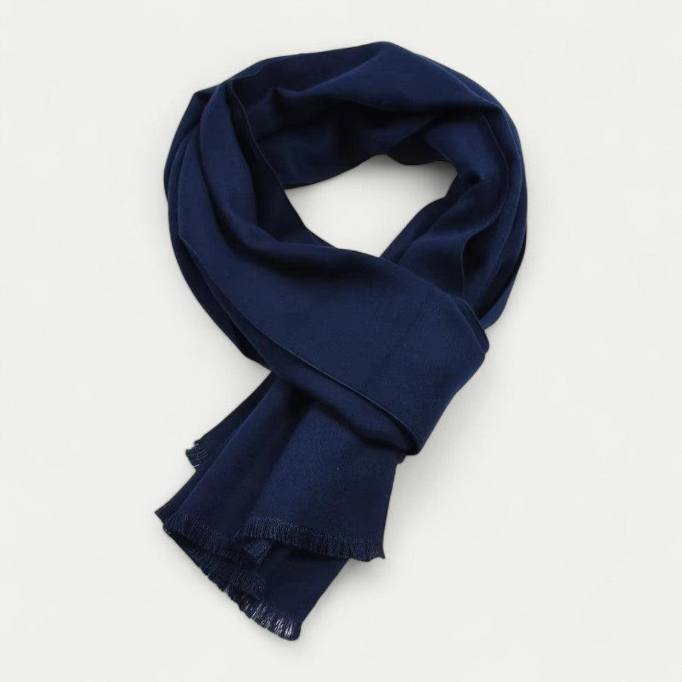 Écharpe Homme Hivernale À Franges Chic