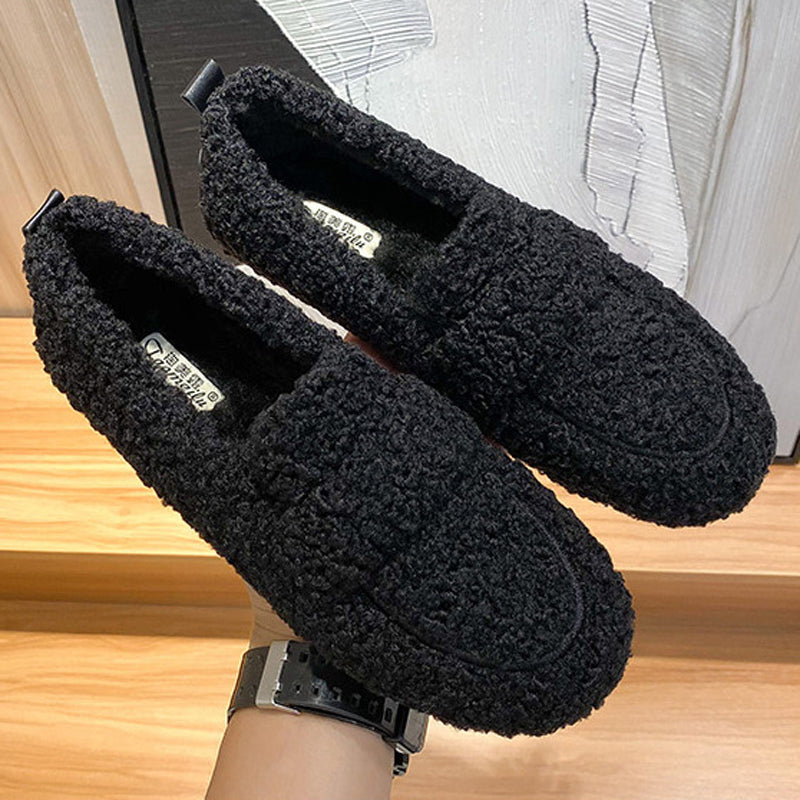 Chaussures Mi-Boots Douces et Confortables pour Hiver
