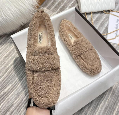 Chaussures Mi-Boots Douces et Confortables pour Hiver