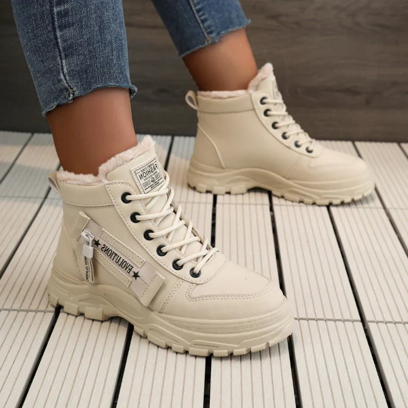 Bottes Hiver Chaudes et Élégantes Imperméables
