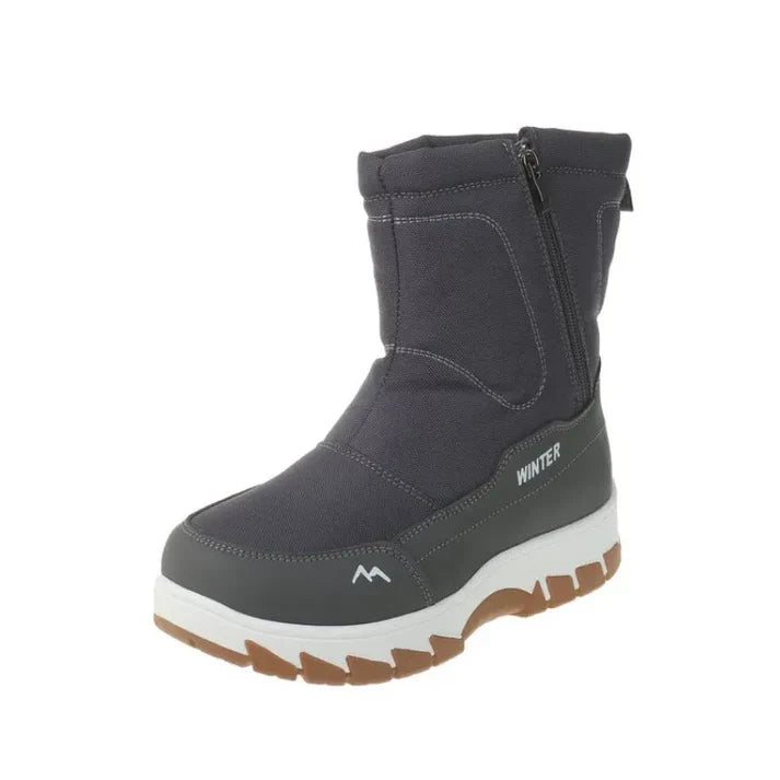 Bottes Chaussures Femmes Confort Fermeture Éclair