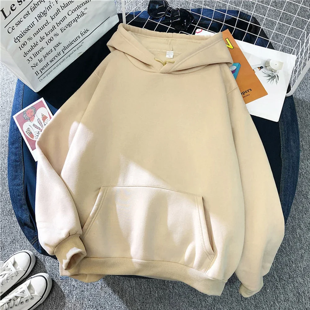 Sweat à Capuche Noir Unisexe avec Poche avant