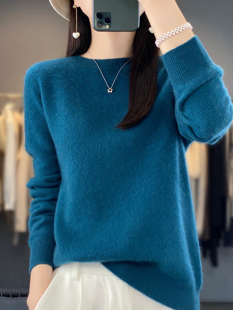 Pull Femme Hiver Vert Foncé