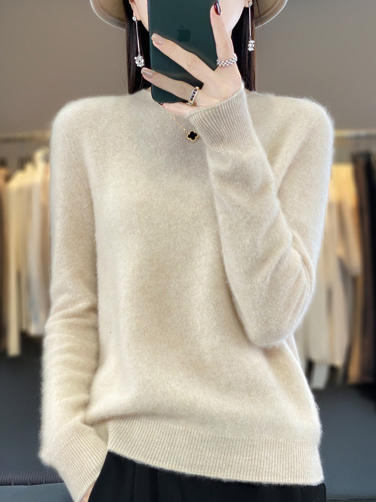 Pull Femme Hiver Vert Foncé