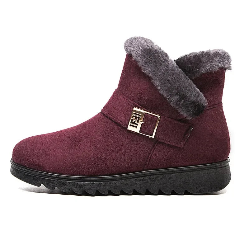 Bottes Hiver Chic à Talon Élégant