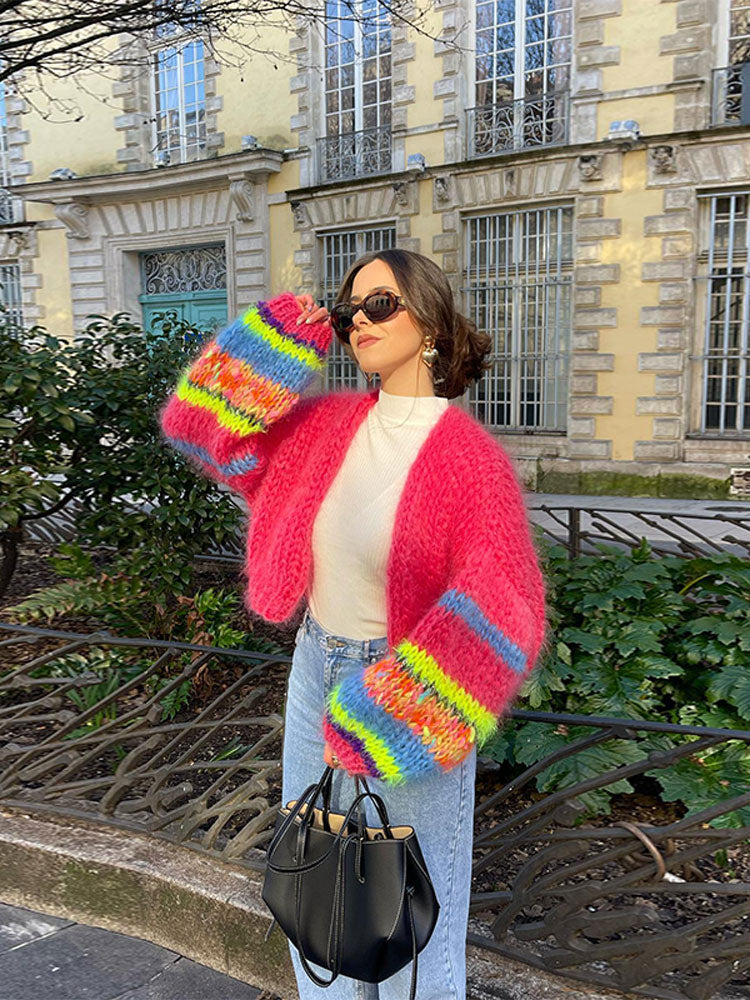 Cardigan Femme Hiver Coloré - LuxeStyle