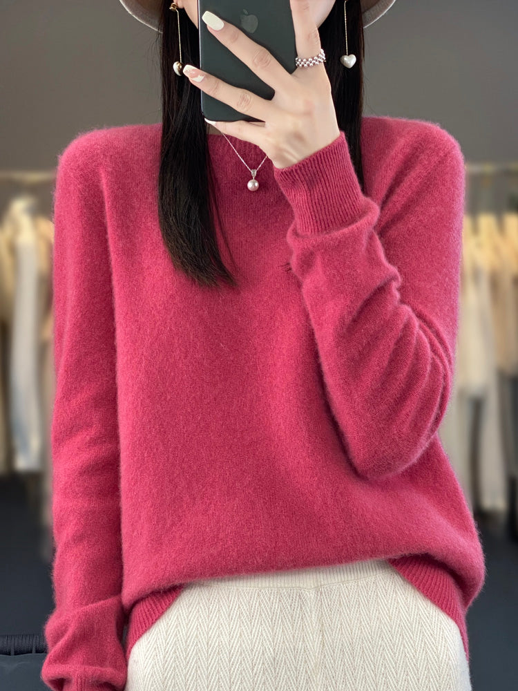 Pull Femme Hiver Vert Foncé