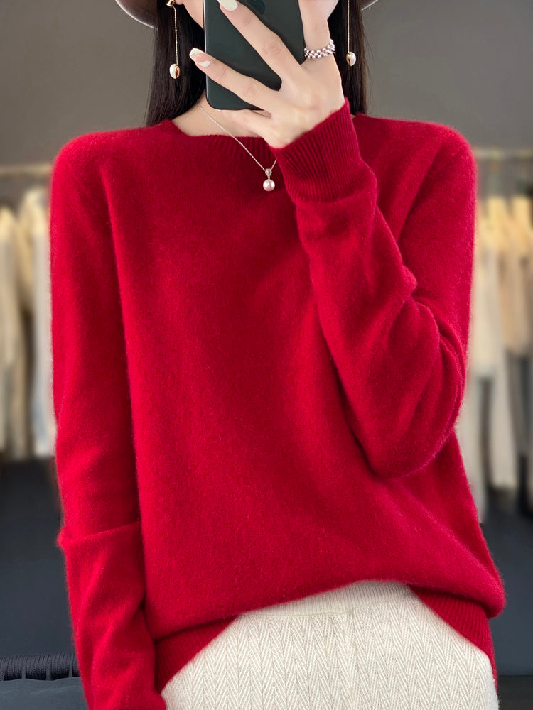 Pull Femme Hiver Vert Foncé
