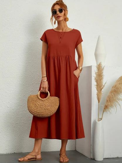 Noémie™ – Robe Longue Femme Élégante