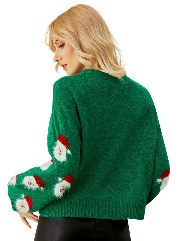 Pull Femme Tricot Élégant Col Rond - LuxeStyle