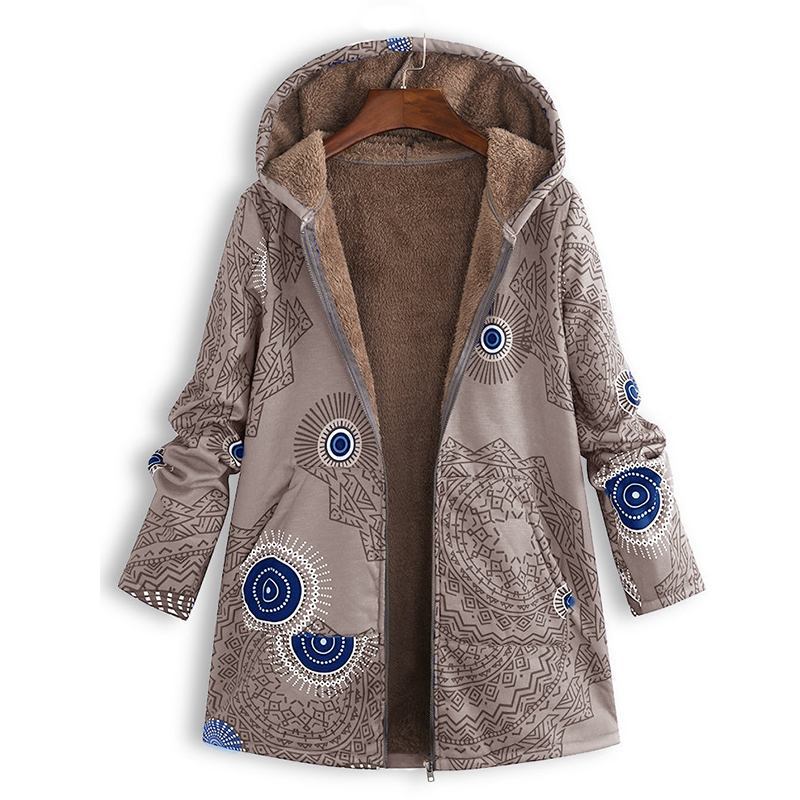 Veste Féminine imprimée Longue Manche
