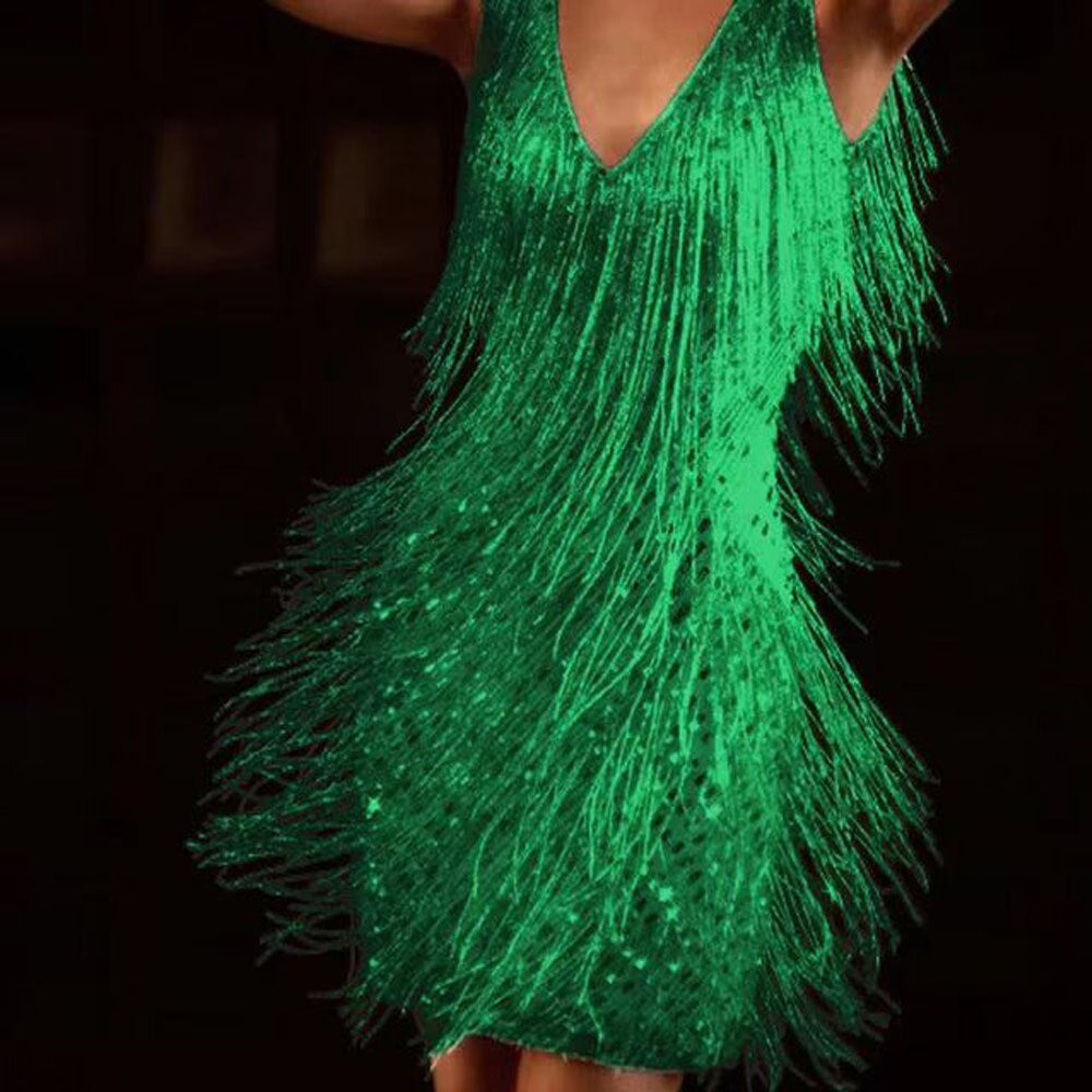 Robe de Soirée Étincelante pour Femmes Mini Féminine