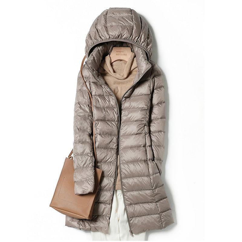 Doudoune Femme Légère et Chaude – Veste Hivernale Confortable et Élégante