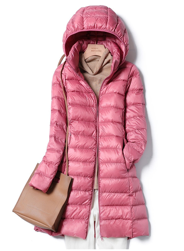 Doudoune Femme Légère et Chaude – Veste Hivernale Confortable et Élégante