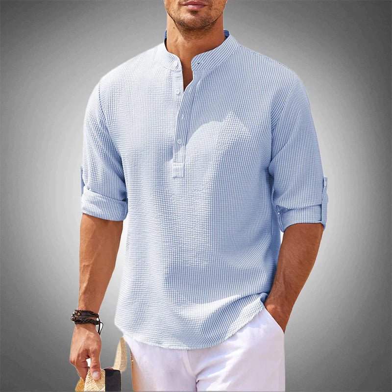 Chemise Homme Classe Stylo Rétro
