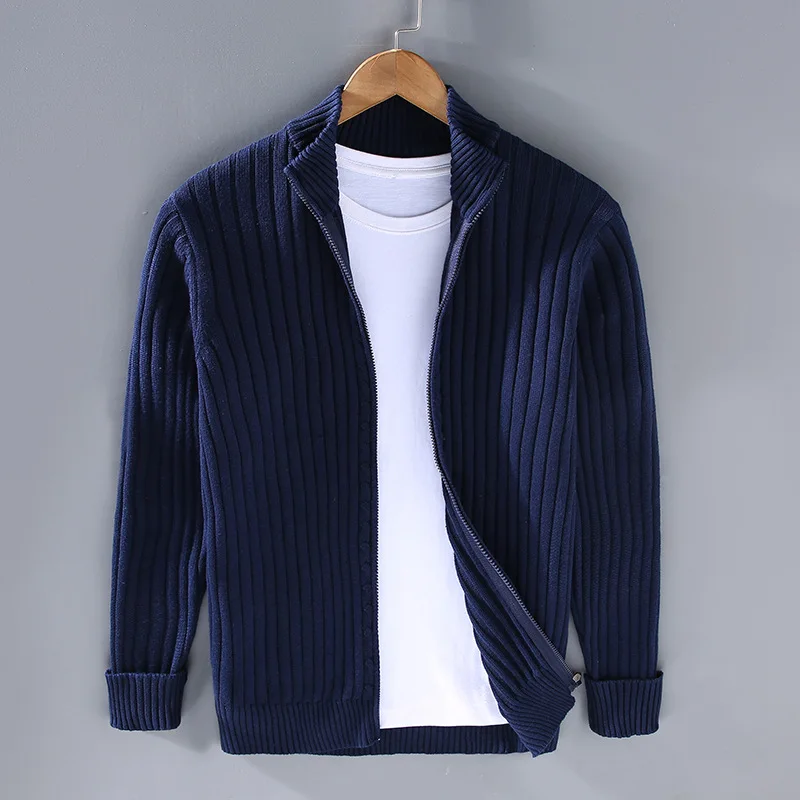 Cardigan Homme Laine Épais et Chaude