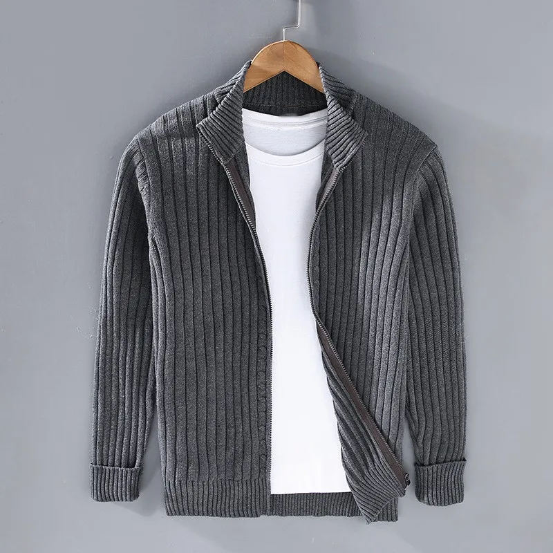 Cardigan Homme Laine Épais et Chaude