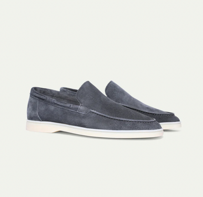Chaussures Décontractées Homme Cuir Gris Chic
