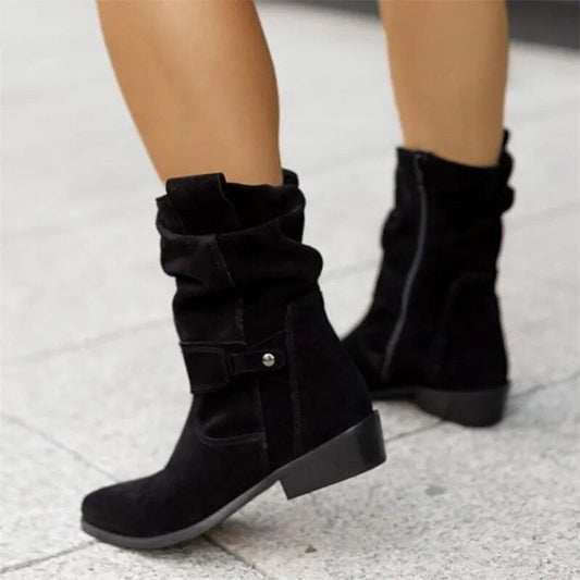Bottes Féminines Vintage Élégantes - LuxeStyle