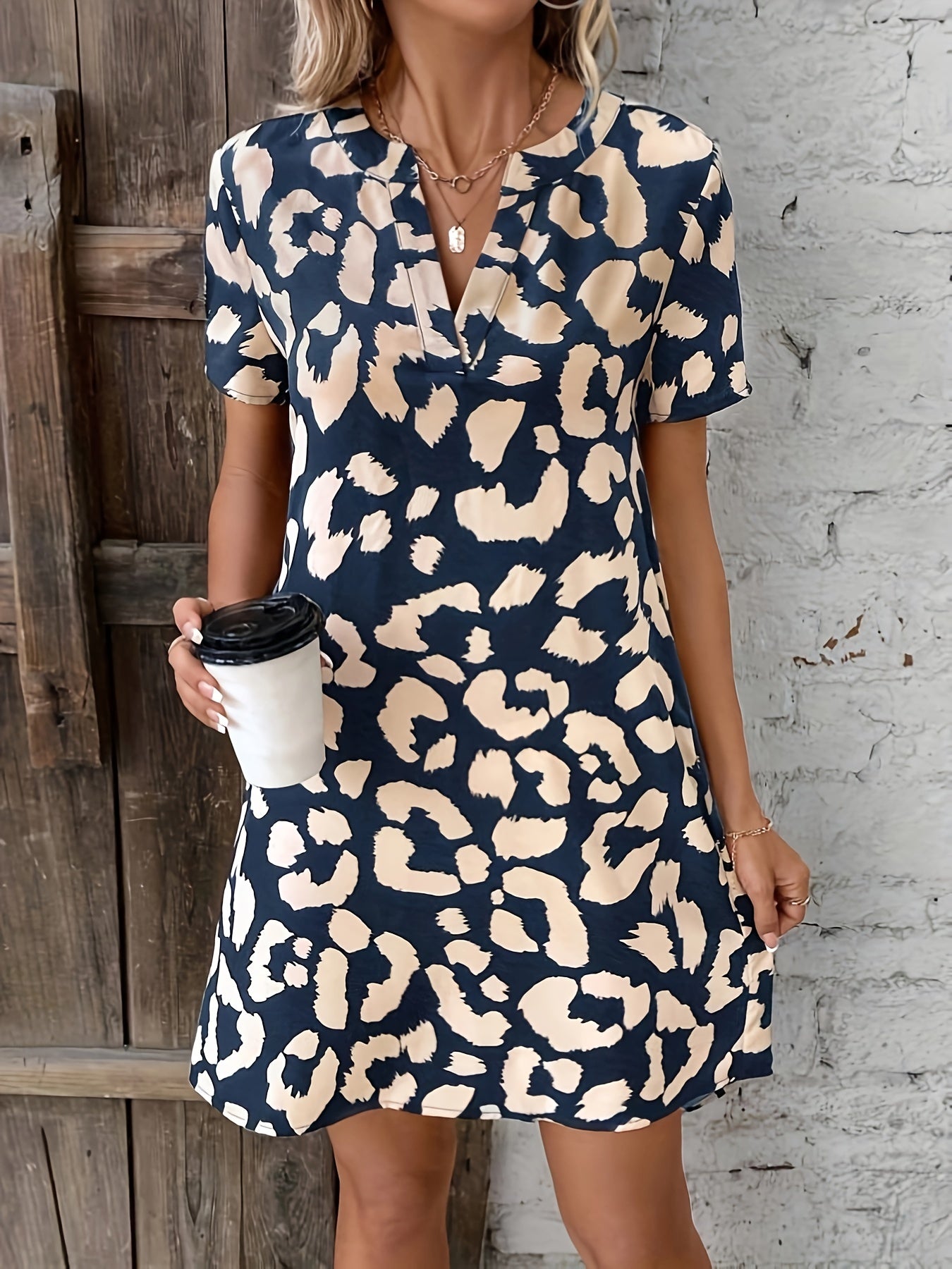 Robe Été Florale pour Femme – Robe Courte Légère en Coton au Style Décontracté - LuxeStyle