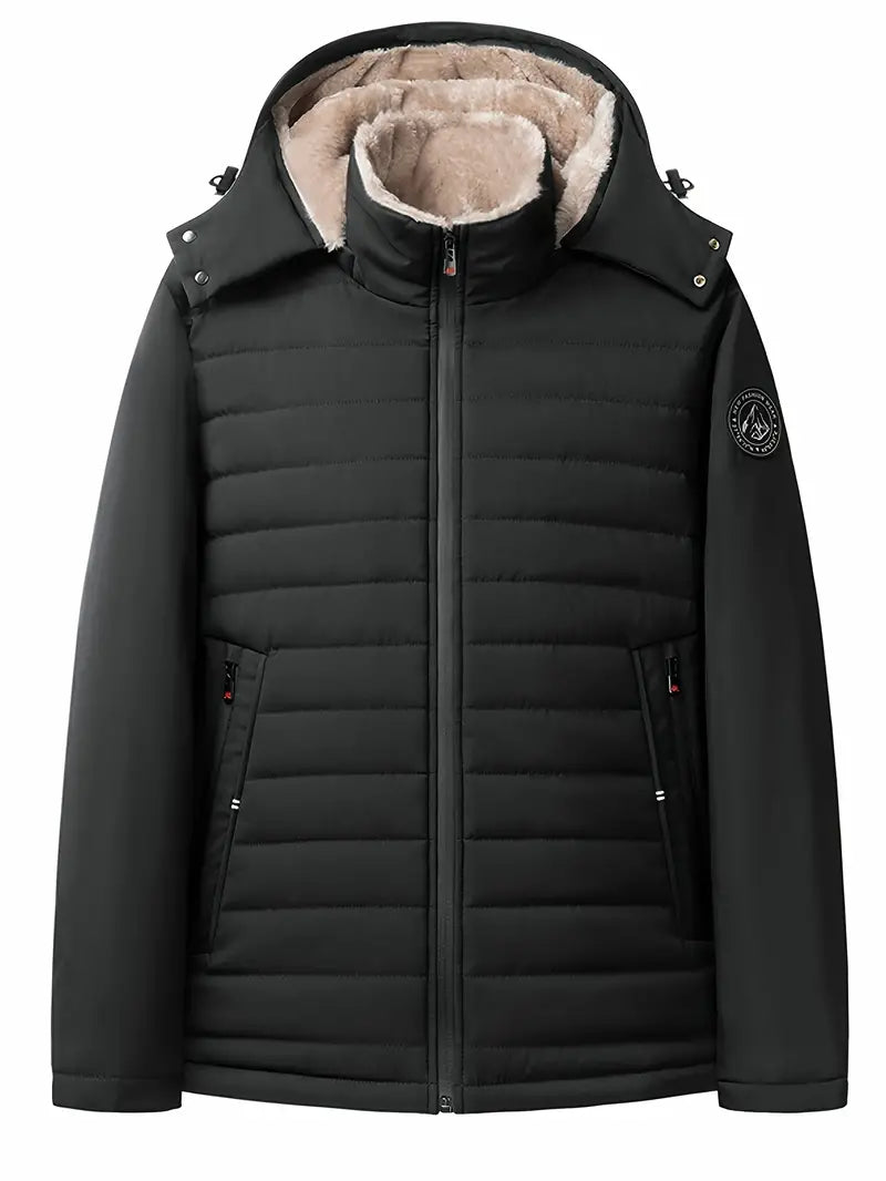 Veste Hiver Équipée avec Capuche Réglable pour Homme
