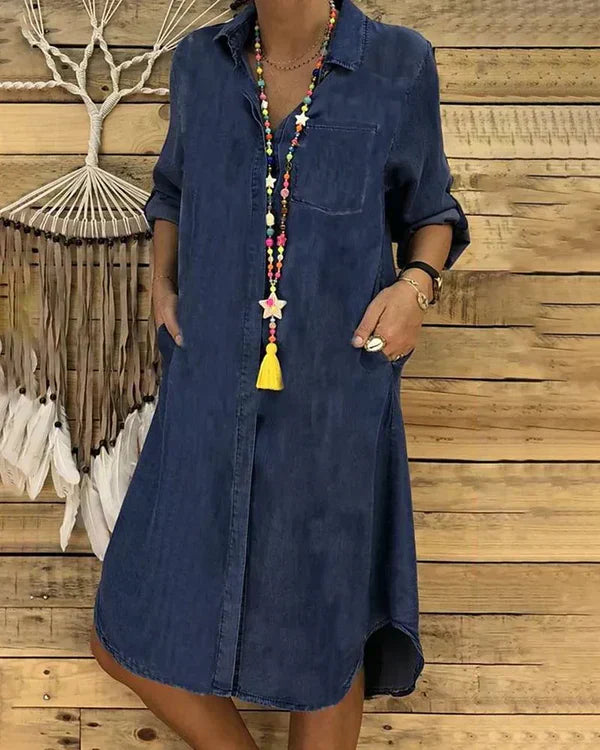 Robe Jeans Dénicheuse Confortable pour Femme