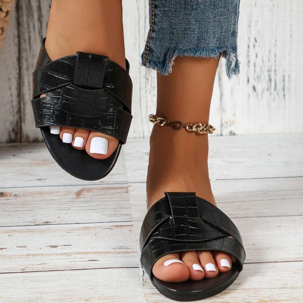 Sandales à Talons Élégantes Tressées - LuxeStyle