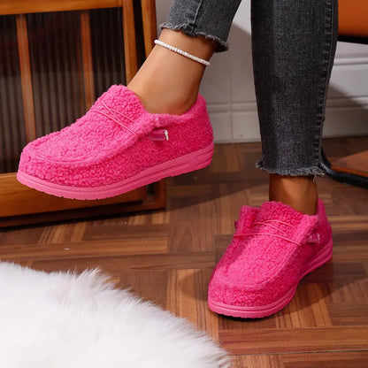 Chaussons Teddy Confort Femme - Pantoufles Élégantes et Chaudes pour Maison et Extérieur