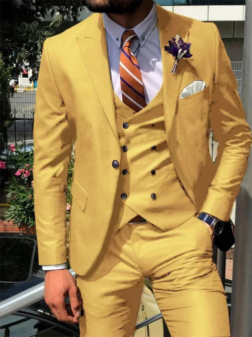 Costume Mariage Homme Élégant Tailleur Noir