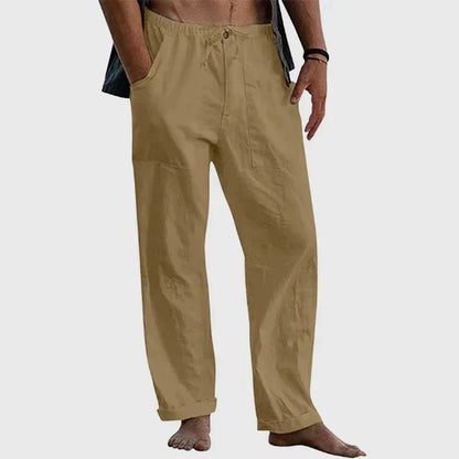 Pantalon Lin Relaxed pour Homme Bureau