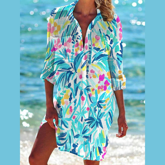 Robe de Plage Légère Été Femme - LuxeStyle