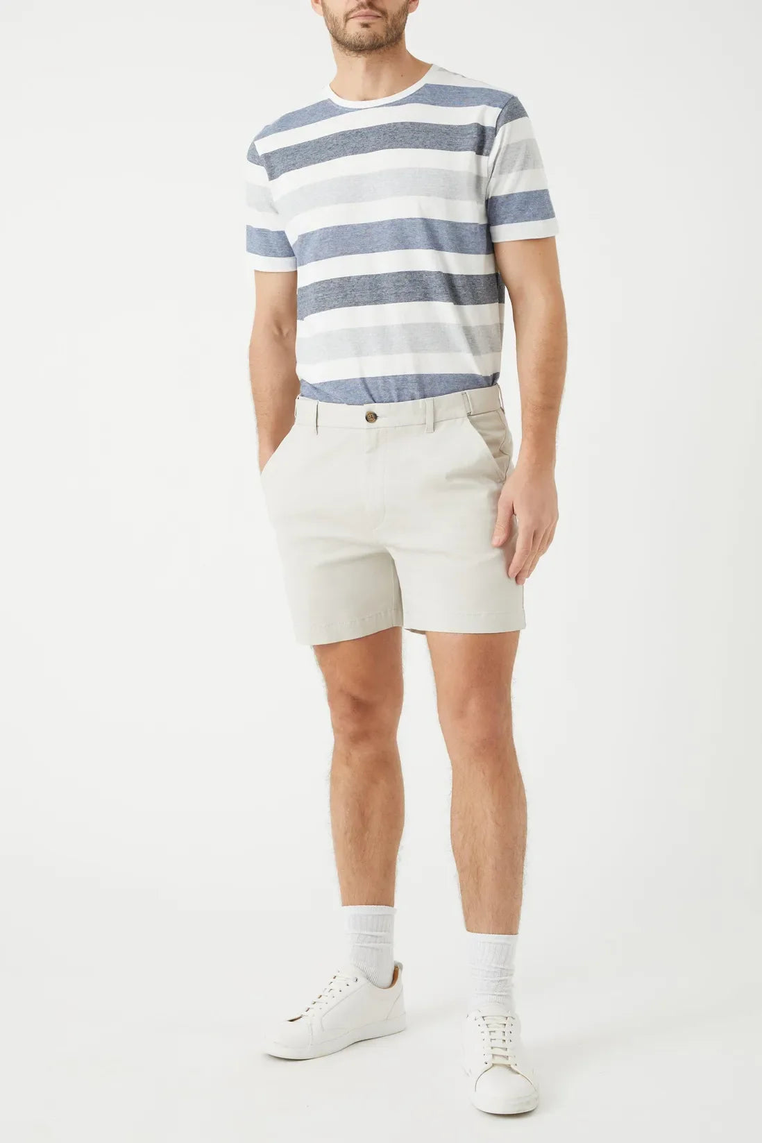 Short Décontracté Été Pour Hommes Avec Poches Et Boutons