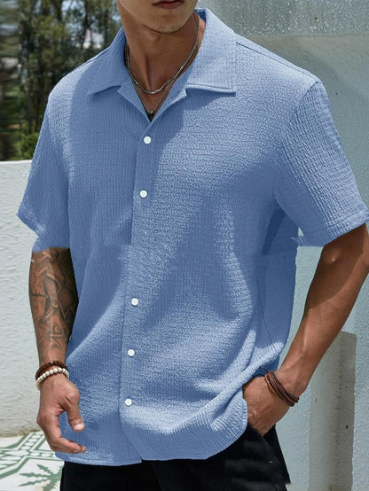 Chemise Homme Décontractée Été