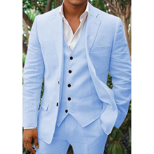 Costume Homme Marine Élégant 3 Pièces - LuxeStyle