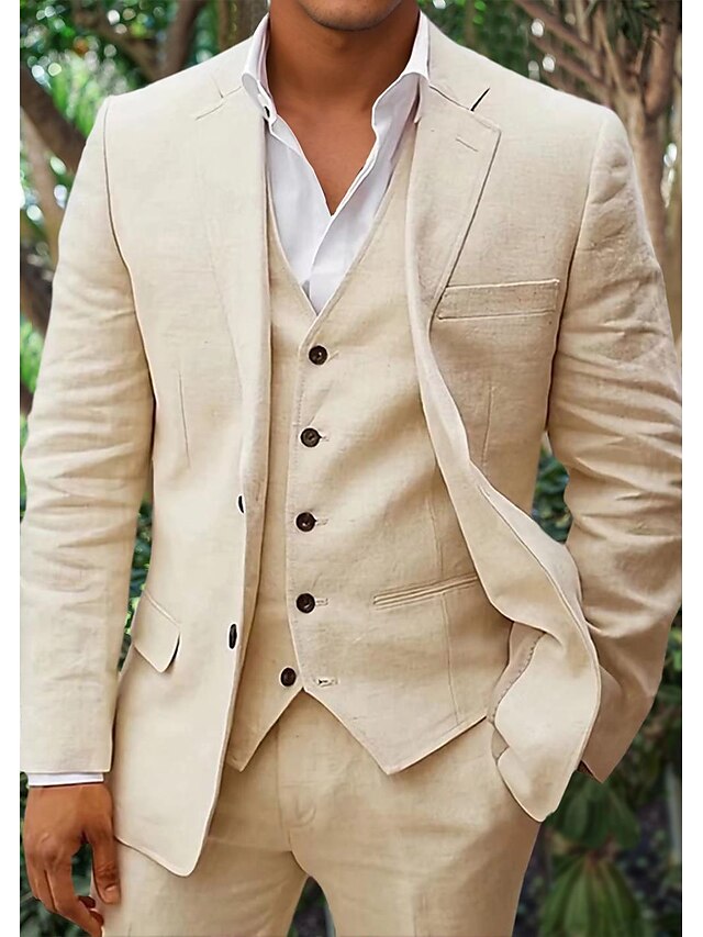 Costume Homme Marine Élégant 3 Pièces