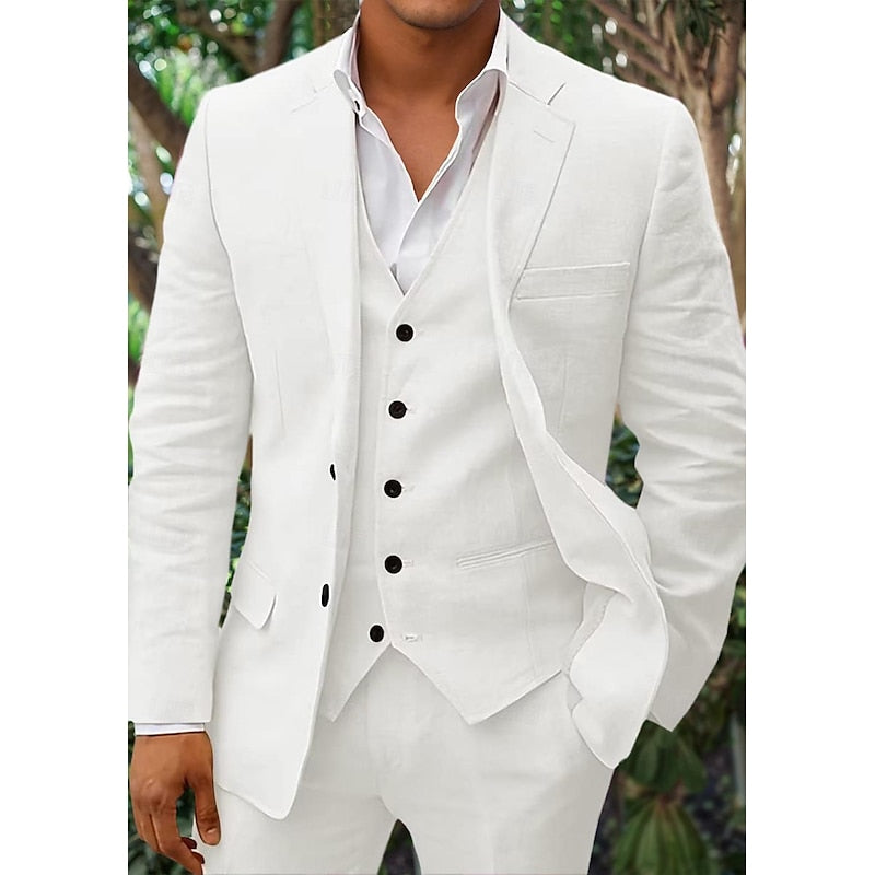 Costume Homme Marine Élégant 3 Pièces